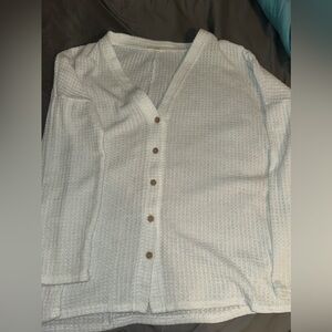 Waffle knit top